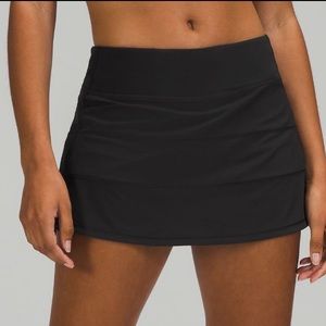 Lululemon pace rival skirt black 6